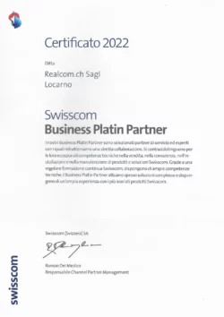 Realcom - Platinum Partner Swisscom